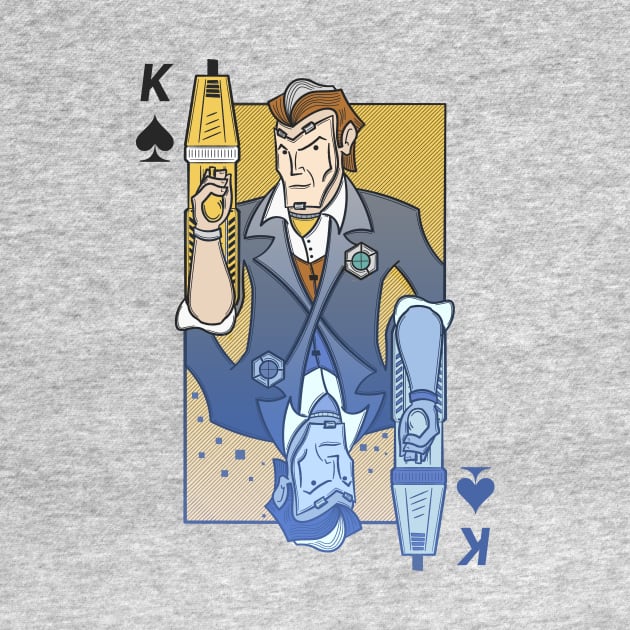 Handsome Jack as the King of Spades by sbsiceland